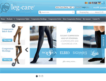 Tablet Screenshot of leg-care.co.uk